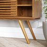 Rack para Tv Ate 70 Polegadas Valencia com 2 Portas de Correr Jatoba Colibri Moveis - 6