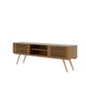 Rack para Tv Ate 70 Polegadas Valencia com 2 Portas de Correr Jatoba Colibri Moveis - 5