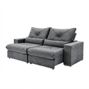 Ver imagem 2 de Sofa Veneza 2.50 Nobly Veludo Cinza