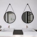 Ver imagem 2 de 2 Espelho Preto Para Salão De Beleza Decorativo Redecore Conjunto De Espelho