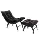 Ver imagem 6 de Conjunto com Poltronas e 02 Puffs Costela Aramada Preto