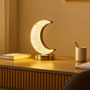 Ver imagem 3 de Mini Luminária Abajur Meia Lua Crescente Led Usb 3 Cores Sala Quarto Escritório Decorativa Romântica