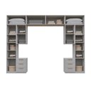 Ver imagem 6 de Guarda-roupa Modulado 10 Peças 12 Portas com 2 Mesas de Cabeceira Jade CabeCasa MadeiraOriginals