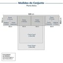 Ver imagem 3 de Guarda-Roupa Planejado 10 Peças 12 Portas com 2 Mesas de Cabeceira Jade CabeCasa MadeiraOriginals Cinza/Urbano