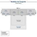 Ver imagem 3 de Guarda-roupa Modulado 10 Peças 12 Portas com 2 Mesas de Cabeceira Jade CabeCasa MadeiraOriginals