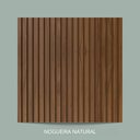 Ver imagem 3 de Painel Ripado Laminado de Eva Autocolante Flexível Rolo 10mt Madeto Nogueira Natural