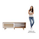 Ver imagem 6 de Rack para TV até 60 Polegadas Heloísa 100% MDF Porta em Rattan