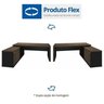 Kit para Escritório 4 Peças com Mesa em L Diretor, Balcão com Gavetas, Gaveteiro e Armário com Nicho - 14