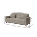 Ver imagem 3 de Sofá Cama Reclinável 3 Lugares Esther