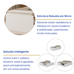 Cama de Casal Multiuso  - 9
