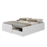 Cama de Casal Retrátil com Gaveta Funcional - 2