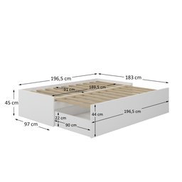 Cama de Casal Multiuso  - 3