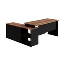 Ver imagem 5 de Escrivaninha com Balcão Lateral 170cm 1 Porta 2 Gavetas Flex Multimóveis CR25308