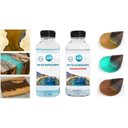 Ver imagem 4 de Resina Alta Espessura 1kg + 3 Cores Semitranslúcidas Resinas Ag Resina Epoxi
