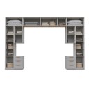 Ver imagem 6 de Guarda-roupa Modulado 11 Peças 13 Portas com 2 Mesas de Cabeceira Jade CabeCasa MadeiraOriginals