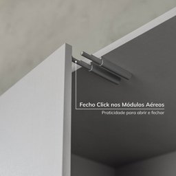 Guarda-roupa Modulado 11 Peças 13 Portas com 2 Mesas de Cabeceira Jade Cabecasa Madeiramadeira - 9