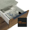 Ver imagem 7 de Balcão Madesa Stella 40 cm 3 Gavetas Branco/Rustic