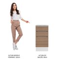Ver imagem 5 de Balcão Madesa Stella 40 cm 3 Gavetas Branco/Rustic