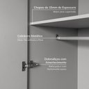 Ver imagem 6 de Guarda-Roupa Planejado de Canto 12 Peças 17 Portas 2 Cabeceiras Jade CabeCasa MadeiraOriginals Cinza/Urbano