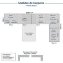 Ver mais imagens de Guarda-Roupa Planejado de Canto 12 Peças 17 Portas 2 Cabeceiras Jade CabeCasa MadeiraOriginals Cinza/Urbano