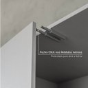 Ver imagem 4 de Guarda-Roupa Planejado de Canto 12 Peças 17 Portas 2 Cabeceiras Jade CabeCasa MadeiraOriginals Cinza/Urbano