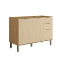 Ver imagem 2 de Balcão de Cozinha para Pia 120 Cm Colors 3 Portas 2 Gavetas 100% Mdf Freijó/oásis - Kits Paraná
