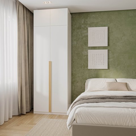 Guarda-roupa Modular 80cm com Portas e Prateleiras Jade CabeCasa MadeiraOriginals