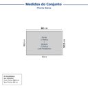 Ver imagem 4 de Guarda-Roupa Planejado 80cm com Portas e Prateleiras Jade CabeCasa MadeiraOriginals Branco/Fosco