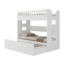 Ver imagem 6 de Beliche Multiuso 3 em 1 8312 Moderno Branco