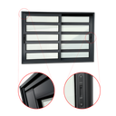 Ver imagem 3 de Janela Alumínio Elite c/Travessas 2 Folhas Moveis 100 x 100 V.Liso Preto Brimak