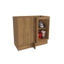 Ver imagem 4 de Balcão de Canto Reto Celeste Kappesberg 100% Mdf 1 Porta Nogueira 98cm