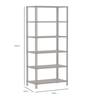 Estante Aço 6 Prateleiras Reforçad 250x92x42 C/Oblongo 10104 - 5