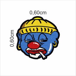 Tapete Palhaço para Decoração de Quarto e Salas Grande 60x60cm - 2