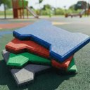Ver imagem 1 de Piso de Borracha Ossinho 20mm - Proteção Playgrounds