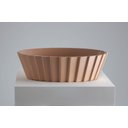 Ver imagem 3 de Cuba Concreto Artesanal de Sobrepor 3d - Mod Plissê- Branca