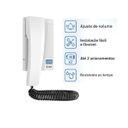 Ver imagem 4 de Interfone Eletrônico Residencial Advance Branco Hdl Áudio Advance Hdl