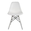 Ver imagem 3 de Conjunto 4 Cadeiras Eames Brancas Polipropileno para Sala de Jantar Cozinha e Espaço Gourmet