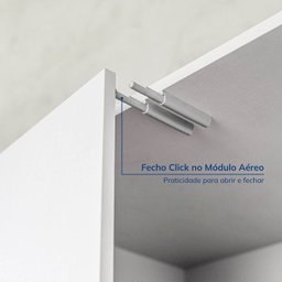 Guarda-roupa Modular 2 Peças 4 Portas e Gaveteiro Jade Cabecasa Madeiramadeira - 10