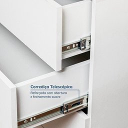 Guarda-roupa Modular 2 Peças 4 Portas e Gaveteiro Jade Cabecasa Madeiramadeira - 11