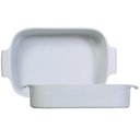 Ver imagem 7 de 6 Travessas Porcelana Branca 2,5l 30x21cm Germer Restaurantes Buffets Assar e Servir