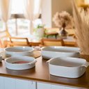 Ver imagem 4 de 6 Travessas Porcelana Branca 2,5l 30x21cm Germer Restaurantes Buffets Assar e Servir