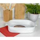 Ver imagem 3 de 6 Travessas Porcelana Branca 2,5l 30x21cm Germer Restaurantes Buffets Assar e Servir