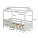 Ver imagem 3 de Cama Casinha Infantil Montessoriana 8320 Branco