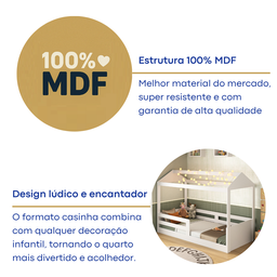 Cama Casinha Infantil Montessoriana 8320 - 4