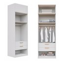 Ver imagem 6 de Guarda-Roupa Planejado 2 Peças 2 Portas Jade CabeCasa MadeiraOriginals Branco/Fosco