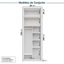 Ver imagem 4 de Guarda-roupa Modulado 2 Peças 2 Portas Jade CabeCasa MadeiraOriginals