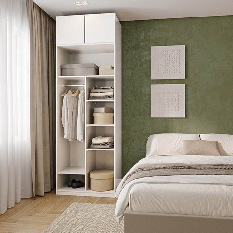 Guarda-roupa Modulado 2 Peças 2 Portas Jade CabeCasa MadeiraOriginals