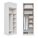 Ver imagem 6 de Guarda-Roupa Planejado 2 Peças 2 Portas Jade CabeCasa MadeiraOriginals Branco/Fosco