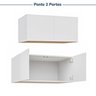 Guarda-roupa Modulado 2 Peças 2 Portas Jade CabeCasa MadeiraOriginals - 12