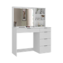 Ver imagem 2 de Penteadeira 5 Gavetas com Espelho e Led 8400